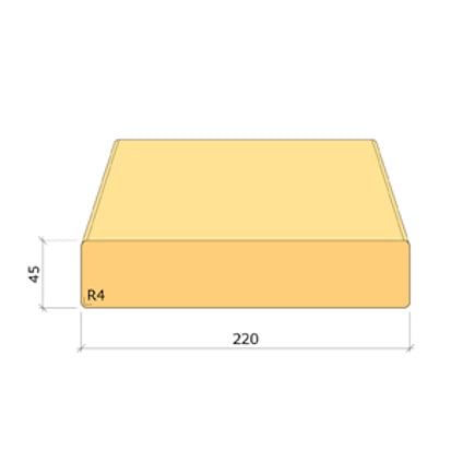 45X220 K-VIRKE C24 IMP NTR/A 4,8M