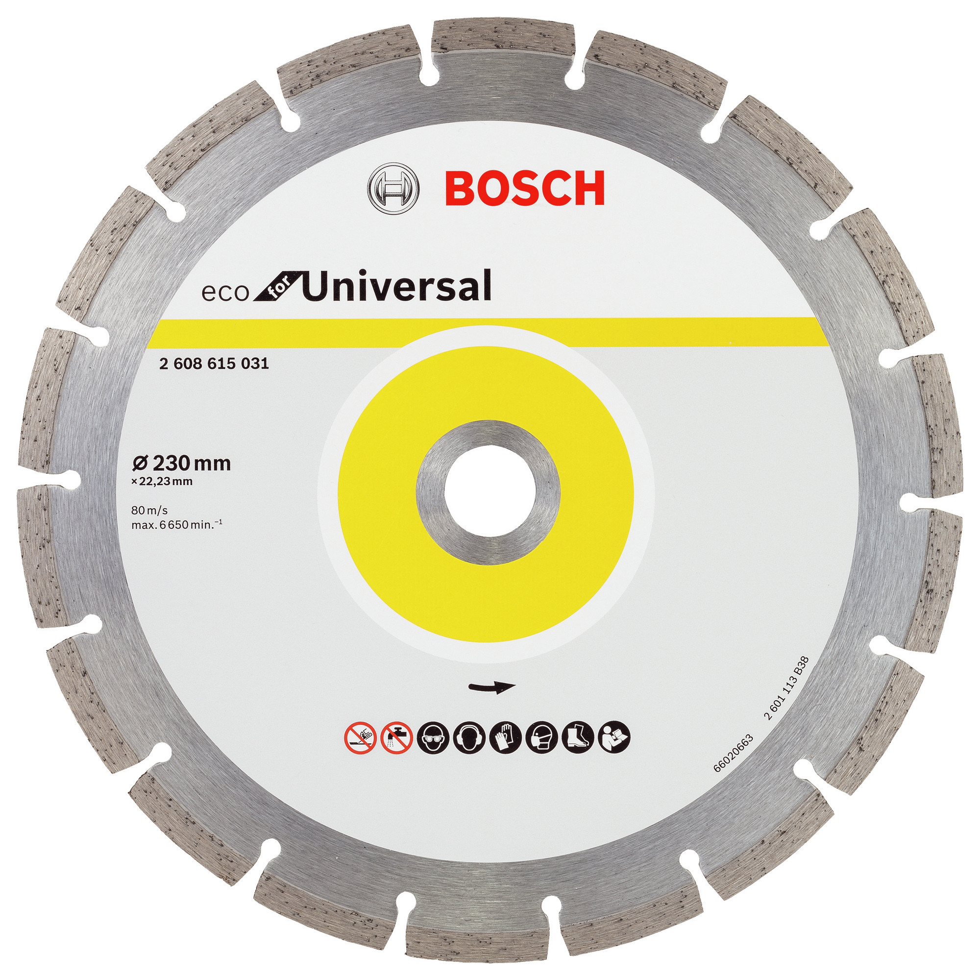 DIAMANTSKIVA 230X22,2MM ECO UNIVERSAL - Bosch