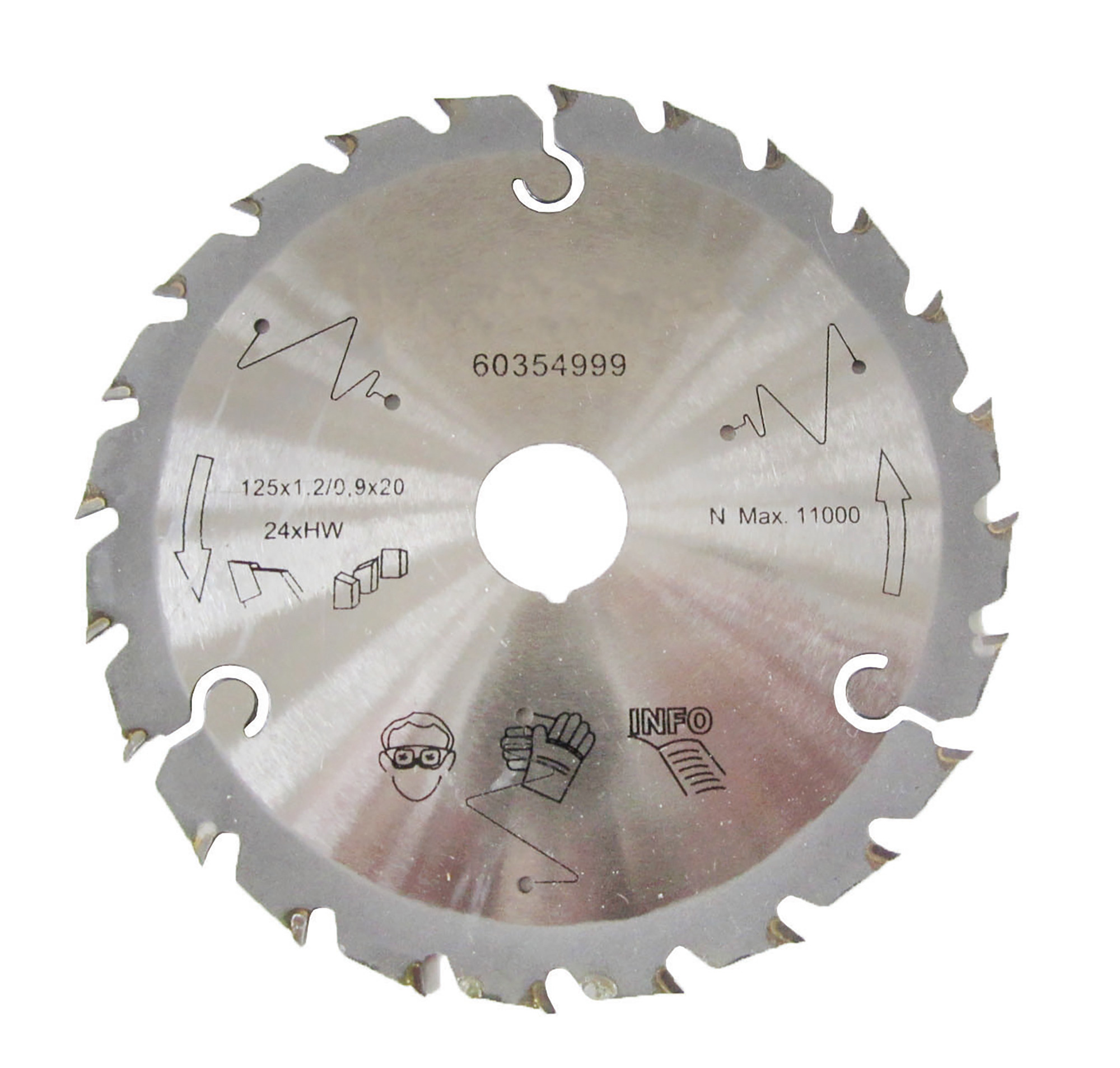 SÅGKLINGA 125X1,2 HIKOKI 20MM HÅL, 1,2MM C18DBL - HiKOKI Power Tools