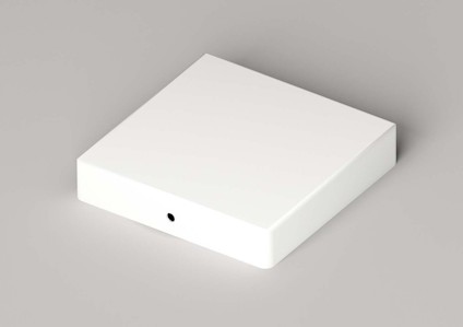 PLATT STOLPLOCK VIT 96 X 96 MM