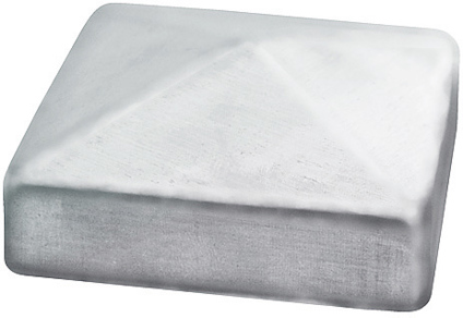 STOLPLOCK VARMGALVAT STÅL 96X96 MM