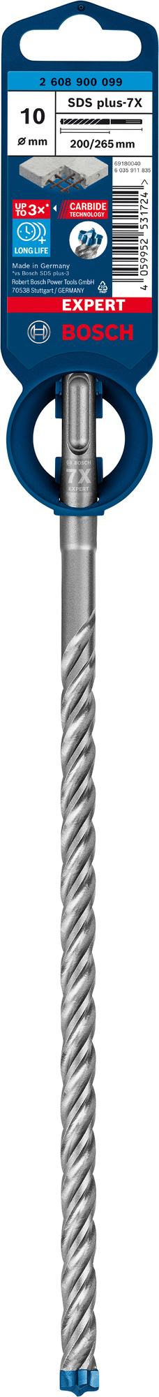 HAMMARBORR SDS-PLUS 7X 10X265MM EXP - Bosch