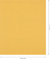 Gult sandpapper med måtten 230 mm bred och 280 mm hög.