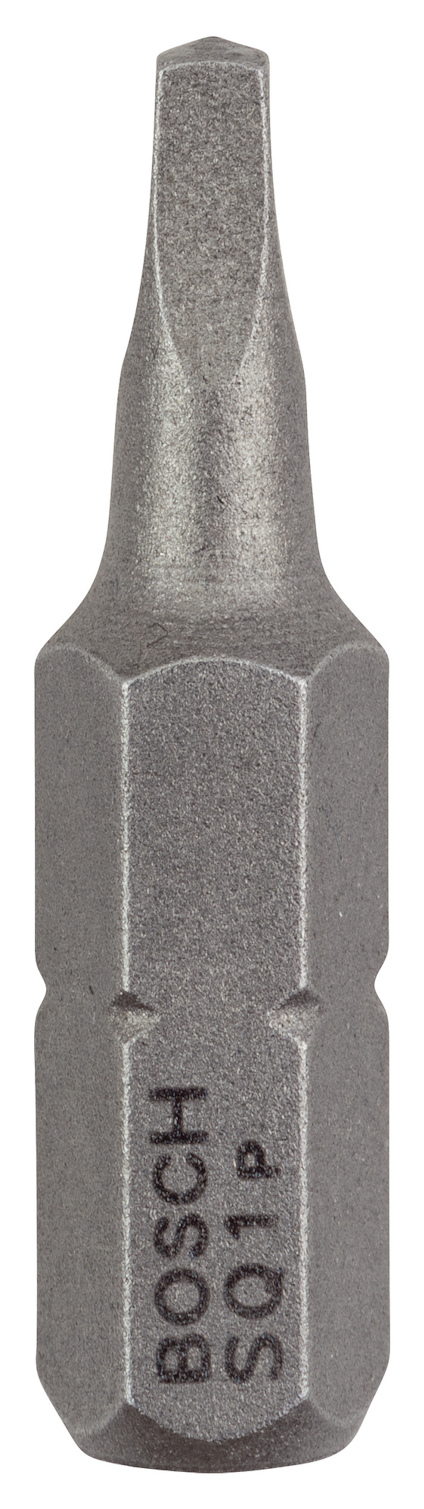 Metallbit med sexkantigt fäste och märkningen "BOSCH SQ1P" ingraverad.