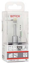 Förpackning med Bosch borrspets 6 mm, lämplig för keramik och lång livslängd. Art.nr: 2 608 587 139.