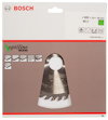 Förpackning med Bosch sågklinga, "Optiline Wood", 165 x 2,6 x 30 mm, 36 tänder.