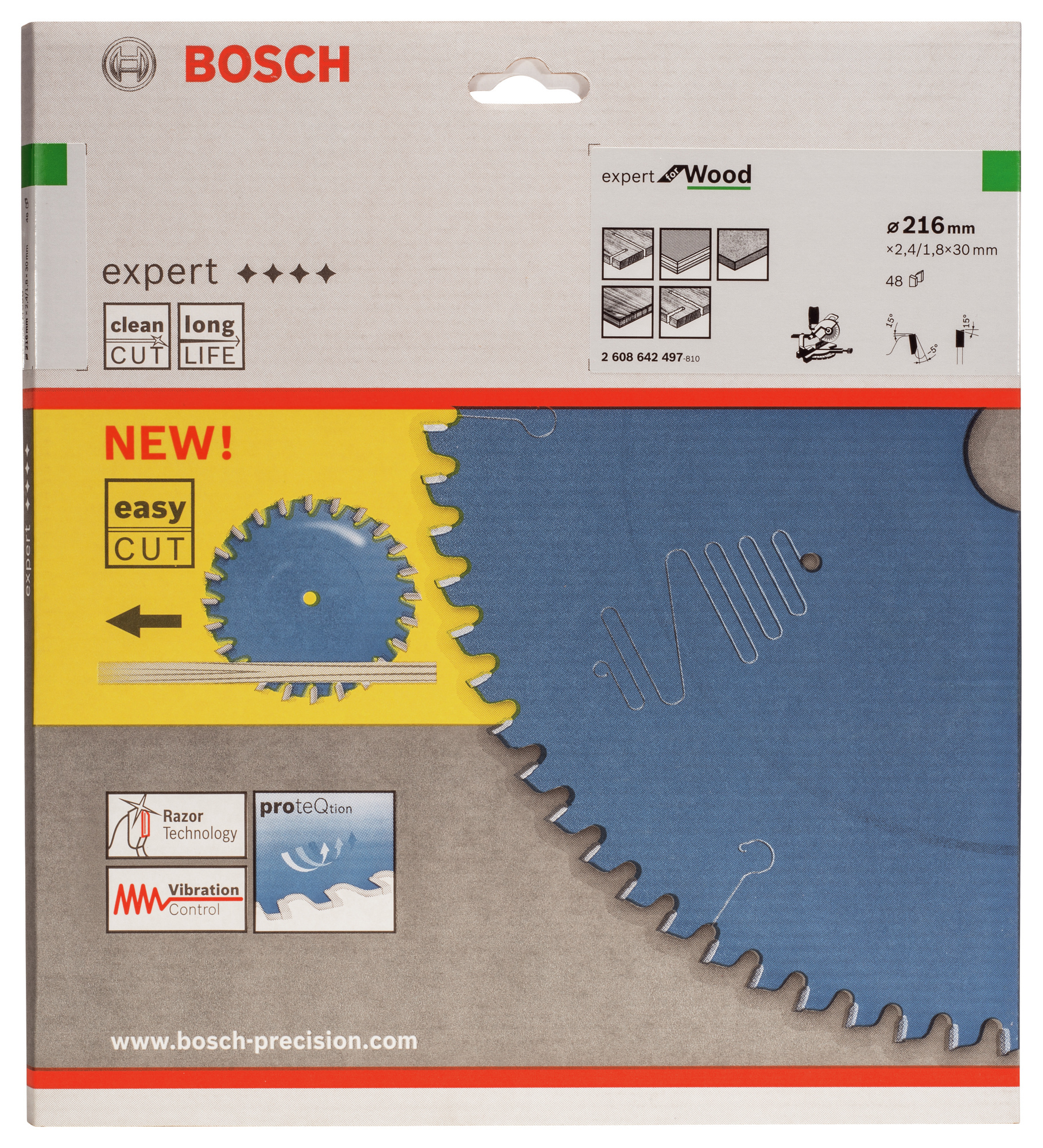 CIRKELSÅGKLINGA BOSCH EXPERT FOR WOOD - Bosch
