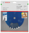 Förpackning med Bosch sågklinga för trä, expert-serie, ø 160 mm, med varaktighet- och renhetsikon.