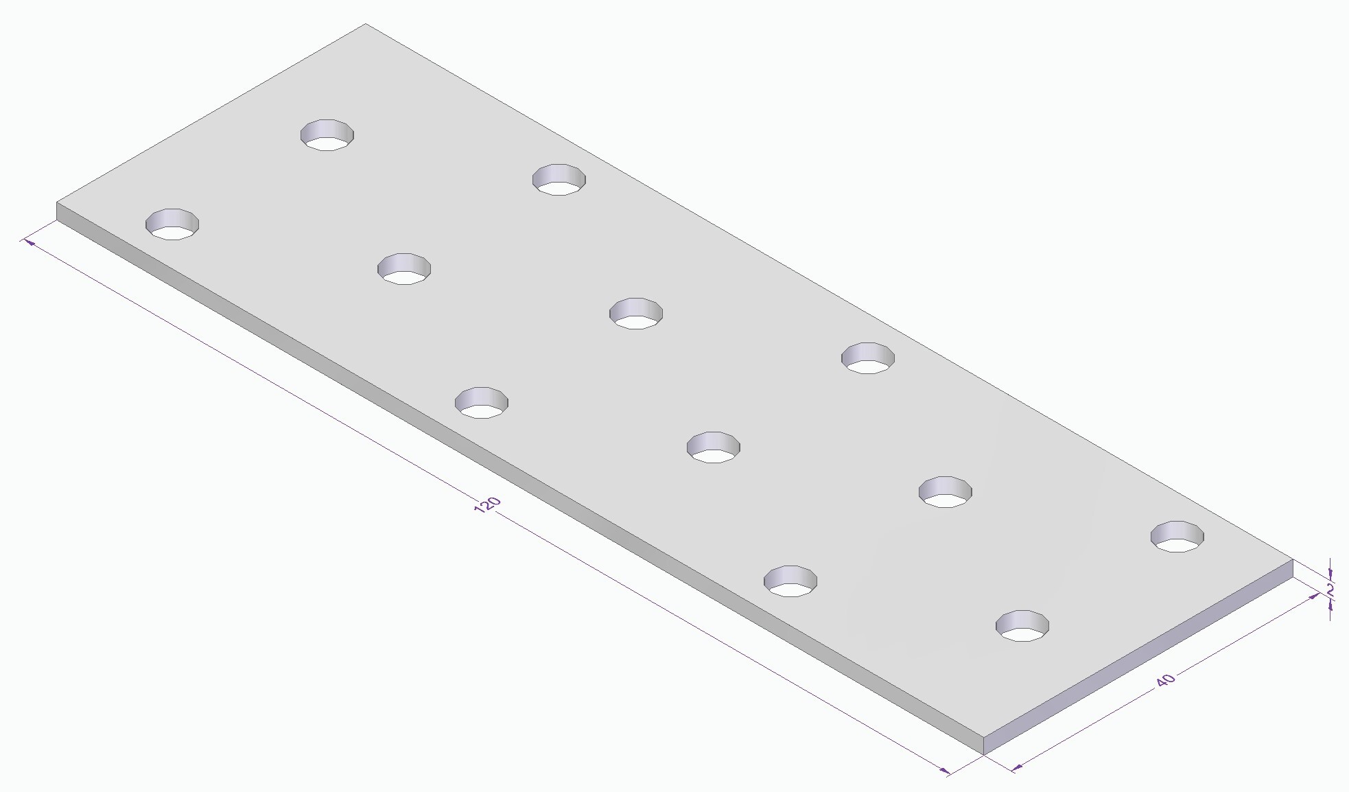 HÅLPLATTA ESSVE CE 120X40X2,0 - Essve