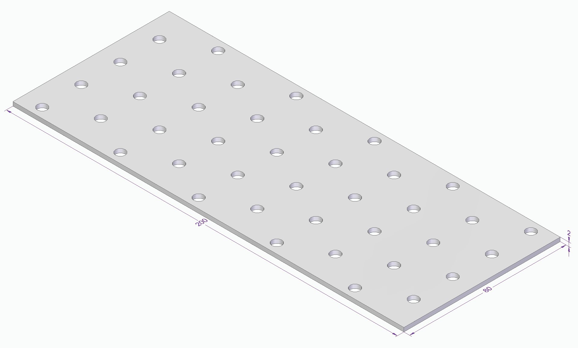 HÅLPLATTA ESSVE CE 200X80X2,0 - Essve