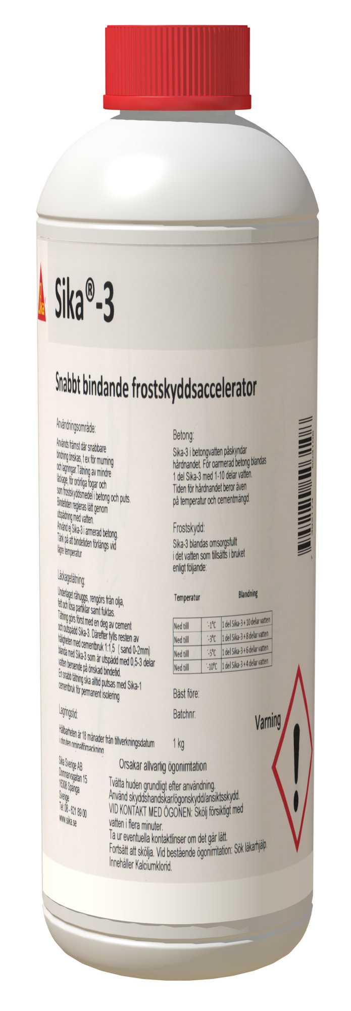 CEMENTBRUKTILLSATS SIKA-3 - Sika