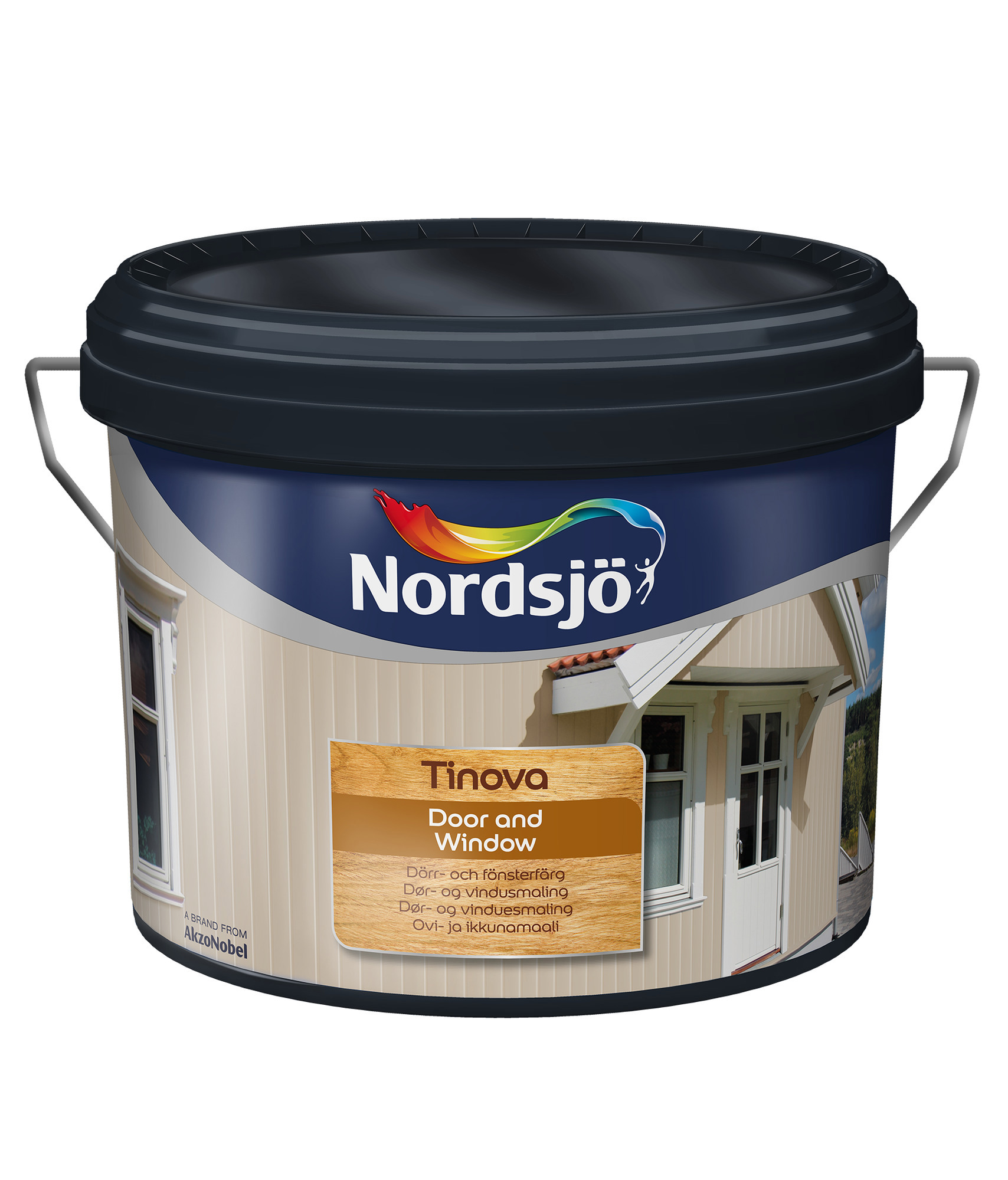 DÖRR&FÖNSTERFÄRG TINOVA D&W 337 SVART NORDSJÖ UTOMHUS - Nordsjö