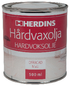 HÅRDVAXOLJA OFÄRGAD 500ML - Herdins