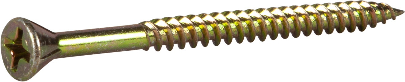 SPÅN/BOARDSKRUV PH2 GULKROMATERAD 3,9X55 500ST - ESSVE