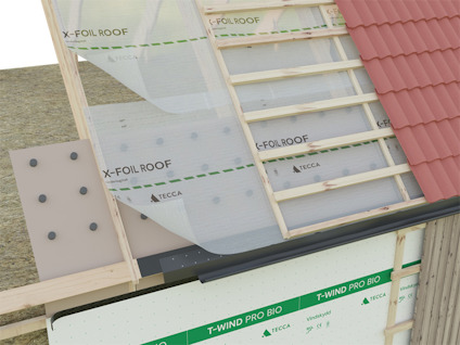 UNDERLAGSTAK, X-FOIL ROOF 1350 X 0,20 MM X 25 M