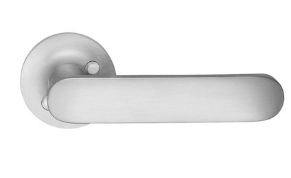 YTTERDÖRRTRYCKE GREPPLÄNGD 120 BORSTAD KROM