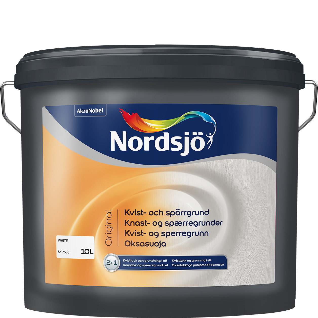 GRUNDFÄRG ORIGINAL KVIST&SPÄRRGRUND NORDSJÖ INOMHUS 2,5L - Nordsjö