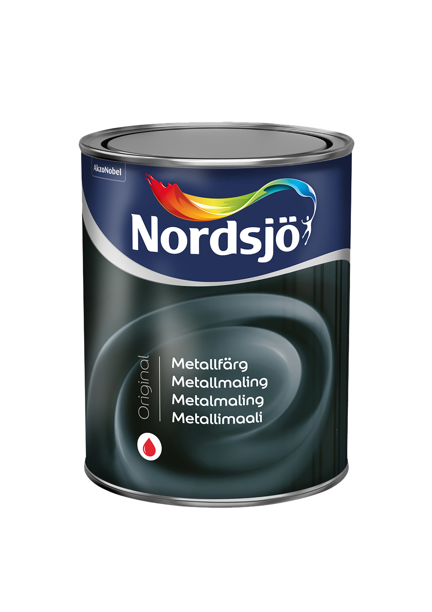 METALLFÄRG ORIGINAL SVART NORDSJÖ UTOMHUS - Nordsjö