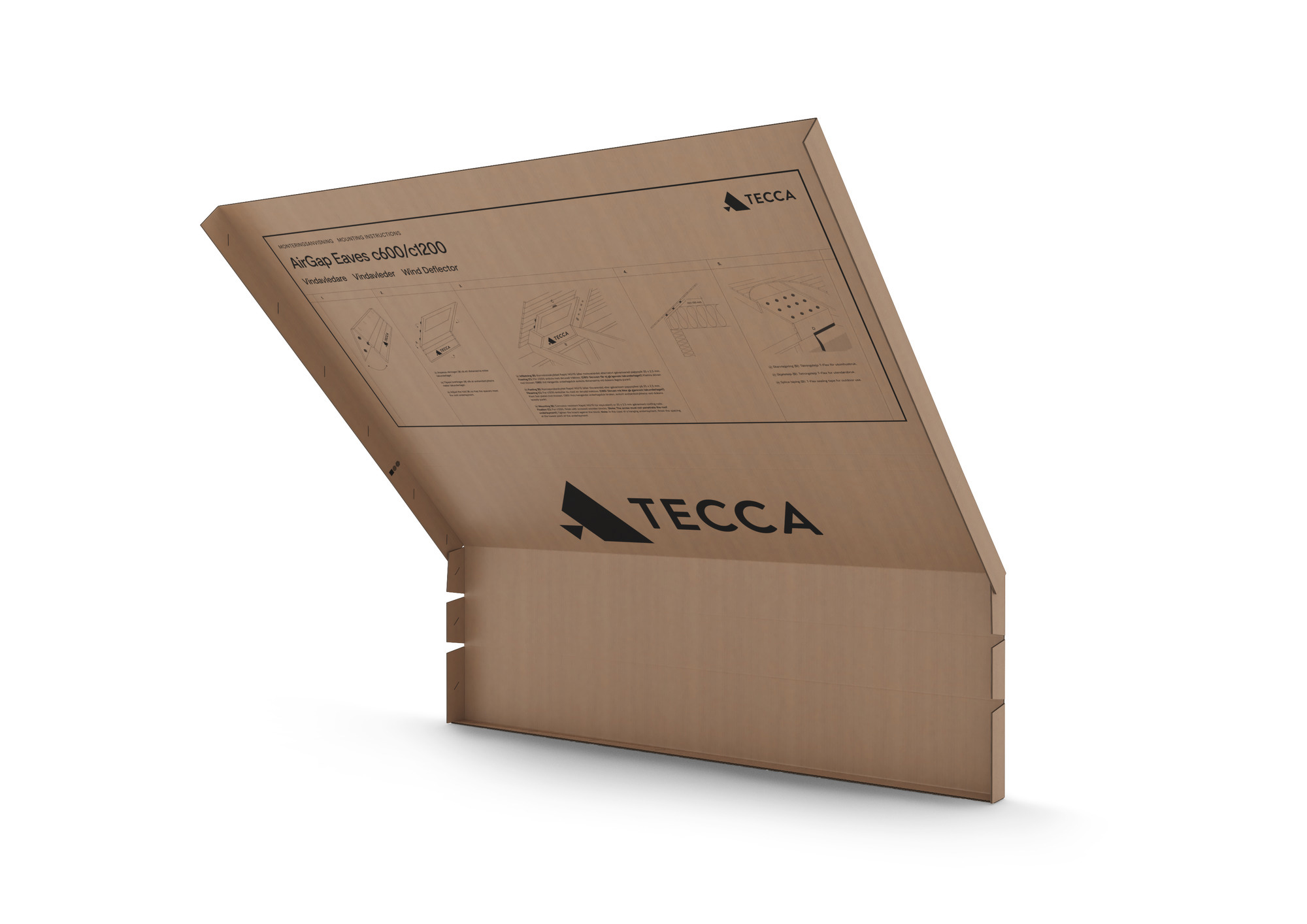 VINDAVLEDARE, AIRGAP EAVES C1200 DISTANS 30 MM - TECCA