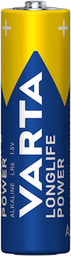 BATTERI VARTA LONGLIFE POWER ALKALISKT LR06/4906 AA 1,5V 4ST