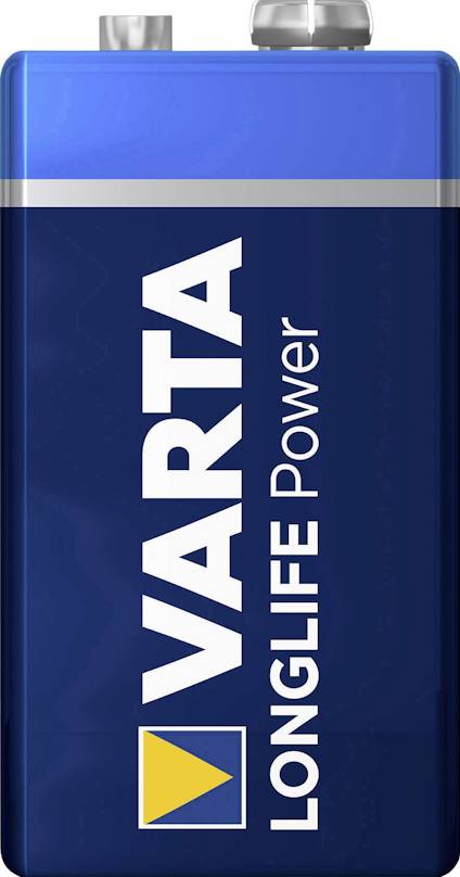 BATTERI VARTA LONGLIFE POWER ALKALISKT 6LR61/4922 E 9V
