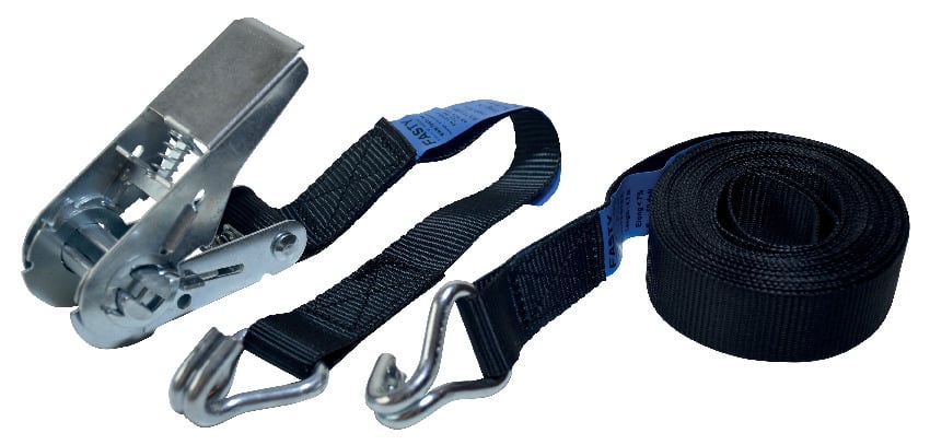 SPÄNNBAND 25MM 0,3+4,7M 800 KG SVART - Fasty