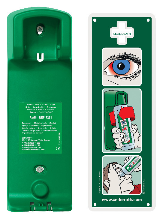 VÄGGHÅLLARE TILL ÖGONDUSC HFL 500ML - Cederroth