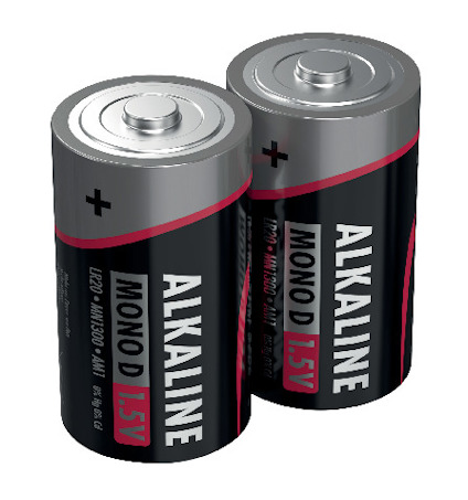 BATTERI D/LR20 1,5V 2-PACK