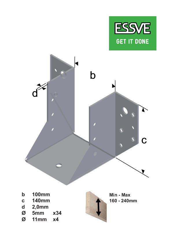 BALKSKO U 100X140 CE  - ESSVE