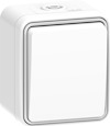 STRÖMBRYTARE 1-POL TRAPP UTP KAPSLAD VIT 16A CONNECT 2 HOME