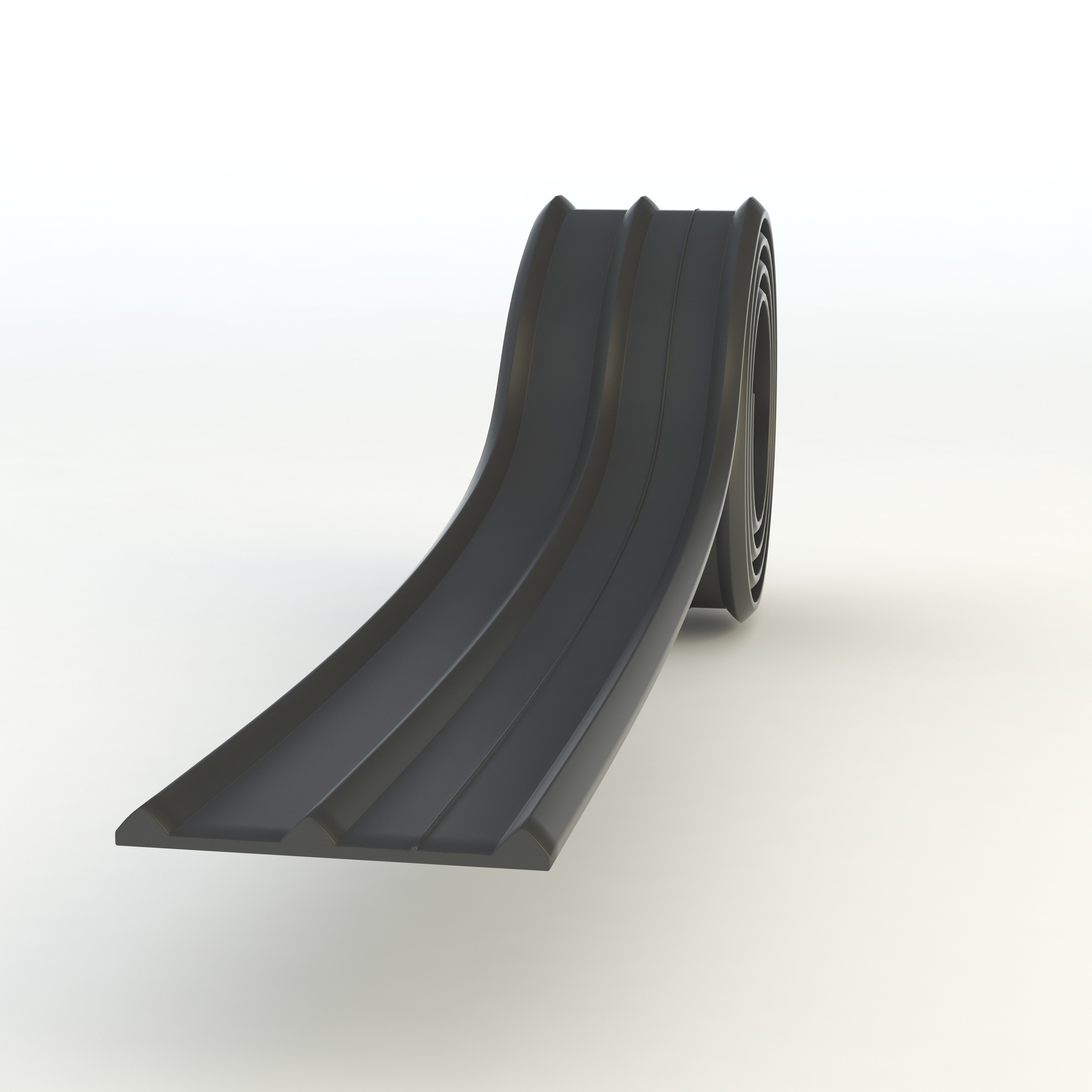 VERTIKAL DISTANSREMSA AV GUMMI SVART - Swisspearl