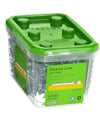 Plastburk med elmontageskruv, förzinkad, 4x22 mm, 500 st. Märkt med ESSVE och artikelnummer 552722.