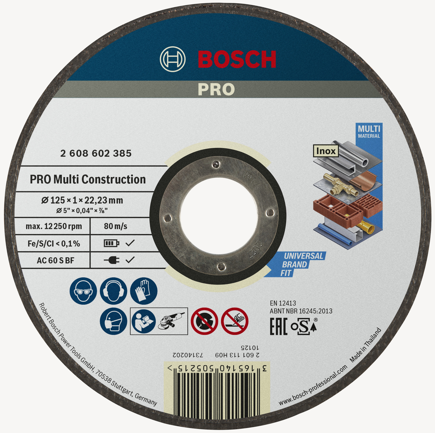 KAPSKIVA BOSCH MULTI CONSTRUCTION RAPIDO - Bosch