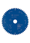 Cirkelsågklinga från Bosch i blått, med text "expert for Wood" och produktinformation på ytan.
