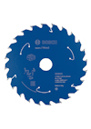 Blå cirkelsågklinga med Bosch-logotyp och specifikationer: 210x30 mm, 24T, max 10500 rpm, tillverkad i Italien.