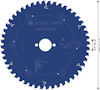 Blå cirkelsågklinga med vit text: "Bosch Expert Wood", diameter 216 mm, 30 tänder, 30 mm hålrum.